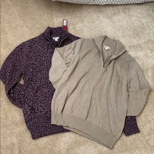 2 Men Merona Sweaters! Size Medium